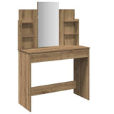 Dressing Table with Mirror Artisan Oak 96x39x142 cm 857012