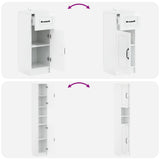 3 Piece Bathroom Cabinet Set UTRECHT Engineered Wood 3417895