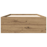 Bed Frame with Storage Artisian Oak 80 x 200 cm Engineered Wood 3429612