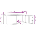 ZNTS File Cabinet White 90x40x40 cm Steel 339716