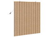 Roller Blind Natural and Brown 120 x 160 cm Bamboo 42006904