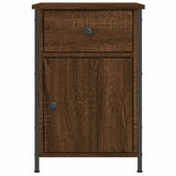 Bedside Cabinets 2 pcs Brown Oak 40x42x60 cm Engineered Wood 825912