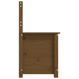 Bench Honey Brown 80x41x77 cm Solid Wood Pine 823552
