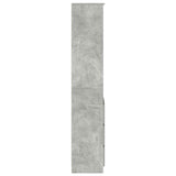 Highboard Concrete Grey 37.5x35x180 cm Engineered Wood 861664
