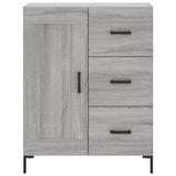 Highboard Grey Sonoma 69.5x34x180 cm Engineered Wood 3196017