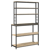 Kitchen Shelf Sonoma Oak 100 x 40 x 168 cm Engineered Wood 883893
