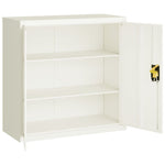 ZNTS File Cabinet White 90x40x130 cm Steel 3188311