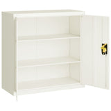 ZNTS File Cabinet White 90x40x130 cm Steel 3188311