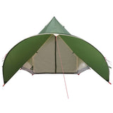 Teepee Tent 3-Person Green and Grey 312 x 312 x 197 cm 42004008