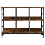 Sideboard Smoked Oak 102x32x73.5 cm Engineered Wood 837724