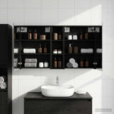Bathroom Cabinet Set 3 pcs 120 x 14.5 x 70 cm Engineered wood 3403745