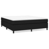 Box Spring Bed Frame Black Super King Fabric 3121204