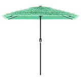 Garden Parasol with Steel Pole Green 248x248x248 cm 4005091