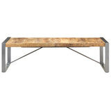 Coffee Table 140x70x40 cm Rough Mango Wood 321587