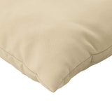 Pallet Cushions 3 pcs Beige Fabric 360859