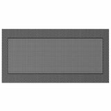 Outdoor Rug Chevron ARAKIL Black and Grey 600 x 300 cm 42003461