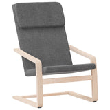 Relaxing Chair Dark Grey Fabric 351052