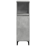 3 Piece Bathroom Furniture Set Concrete Grey Engineered Wood 3324946