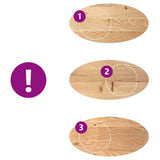Table Top 100x50x4 cm Solid Wood Oak Oval 4009042