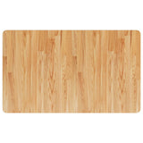 Bathroom Countertop Light Brown 100x60x1.5cm Treated Solid Wood 343013