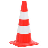Reflective Traffic Cones 20 pcs Red and White 50 cm 150947