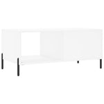 ZNTS Coffee Table White 90x50x40 cm Engineered Wood 829220