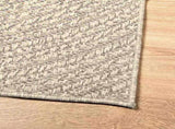 Rug ZIZUR Cream 200x200 cm Jute Look Indoor and Outdoor 4010380
