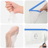 Masking Film with Adhesive Tape 12 pcs Transparent and Blue 42033256