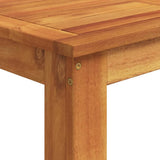 Garden Bar Set Grey Solid Acacia wood, PE rattan, Powder-coated steel 3295290
