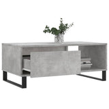 Coffee Table Concrete Grey 90x50x36.5 cm Engineered Wood 830576