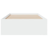 Bed Frame with Drawers without Mattress White 90x200 cm 3280426