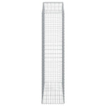 Arched Gabion Basket 150x50x200/220 cm Galvanised Iron 153460