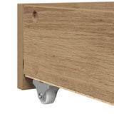 Daybed with Headboard Artisan Oak 100 x 200 cm Engineered Wood 3333985