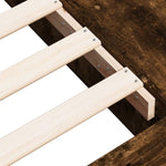 Bed Frame without Mattress Smoked Oak 75x190 cm Small Single 3280535