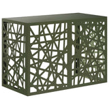 Air Conditioner Cover Olive Green 100 x 50 x 70 cm Steel 8014160