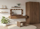 Dressing Table Brown 100 x 40 x 70 cm Engineered Wood 865241
