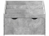 Kids Bookshelf Concrete Grey 60 x 29.5 x 69 cm Engineered Wood 892392