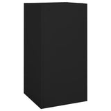 Saddle Cabinet Black Steel Medium Height-Adjustable Shelves 339605