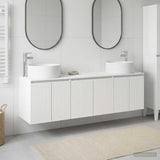 Bathroom Cabinet Set 3 pcs White 49.5 x 44.5 x 65.5 cm 3405727