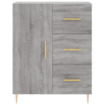 Highboard Grey Sonoma 69.5x34x180 cm Engineered Wood 3198463