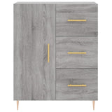 Highboard Grey Sonoma 69.5x34x180 cm Engineered Wood 3198463