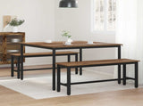 Dining Tables 110 x 110 x 75 cm METAL 892642