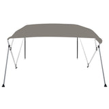 4-bow Bimini Top Grey 243x196x137 cm 94807