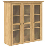 Cabinet with Glass Doors BODO Honey Brown 42023485