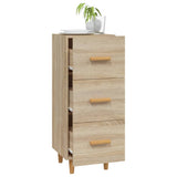 Sideboard Sonoma Oak 34.5x34x90 cm Engineered Wood 812342