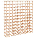 Wine Rack for 120 Bottles 112.5x23x123.5 cm Solid Wood Pine 353754