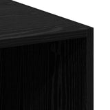 Bookcase with Drawer Black Oak 30 x 42.4 x 185.2 cm 868741