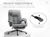 Office Chair with Footrest Ergonomic Office Chair with Armrests Lumber Support and Headrest Light T3398P328212