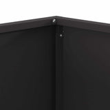 Fire Pit Black 60 x 60 x 40 cm Steel 858914