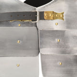 Roman Soldier Body Armour Replica LARP Silver Steel 286208